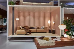 Artek Aalto golvlampa A811, polerad mässing