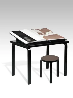 Artek Aalto pall 60, svartlackad