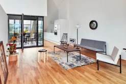 Artek Aalto pall E60, svart - björk