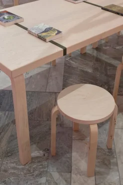 Artek Aalto pall E60, vildbjörk