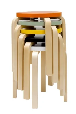 Artek Aalto pall E60, vit - björk