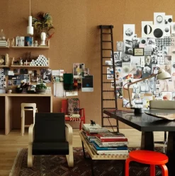 Artek Aalto pendellampa A110 ”Hand Grenade”, vit