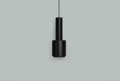 Artek Aalto pendellampa A110 ”Hand Grenade”, helsvart
