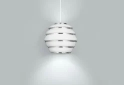 Artek Aalto pendellampa A331 ”Beehive”, vit - krom