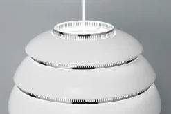 Artek Aalto pendellampa A331 ”Beehive”, vit - krom