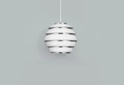 Artek Aalto pendellampa A331 ”Beehive”, vit - krom