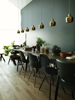 Artek Aalto pendellampa A330S ”Golden Bell”, mässing