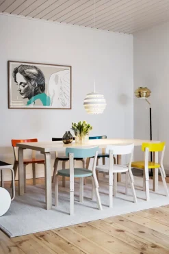 Artek Aalto pendellampa A331 ”Beehive”, vit - mässing