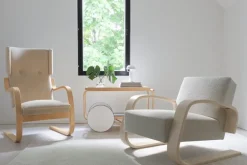 Artek Aalto serveringsvagn 901, vit - björk