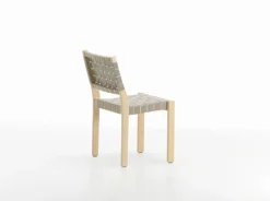 Artek Aalto stol 611, björk - naturlig/svart vävning