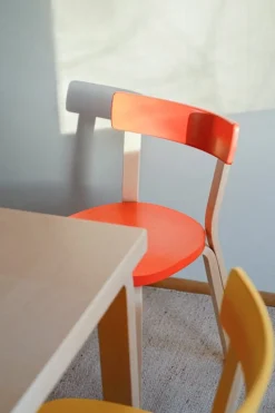 Artek Aalto stol 69, gul