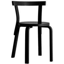 Artek Aalto stol 68, helsvart