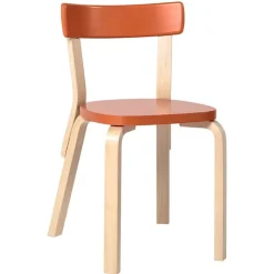 Artek Aalto stol 69, orange