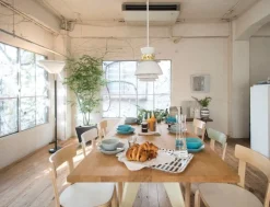 Artek Aalto stol 69, vitt laminat