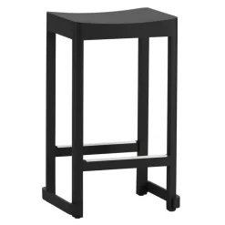 Artek Atelier barstol, 65 cm, svart