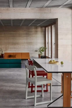 Artek Atelier stol, mörkröd