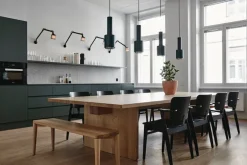 Artek Domus stol, svartbetsad