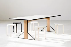 Artek Kaari bord REB 001, vitt laminat - ek