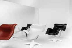 Artek Karuselli fåtölj, svart - vit