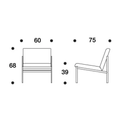 Artek Kiki fåtölj, grå