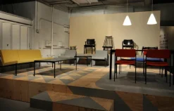 Artek Kiki lågt bord, 140 x 60 cm, svart - svart laminat