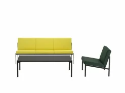 Artek Kiki lågt bord, 140 x 60 cm, svart - svart laminat