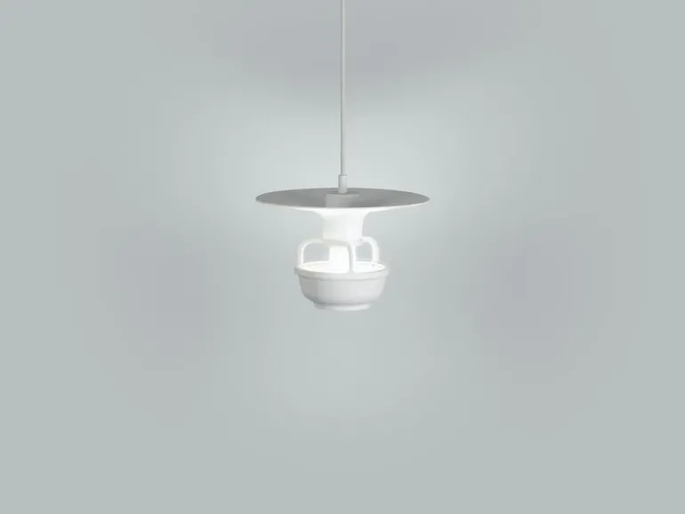 Artek Kori pendellampa med skivformad skärm, vit