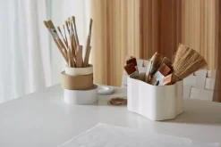 Artek Riihitie blomkruka B, liten, vitglansig