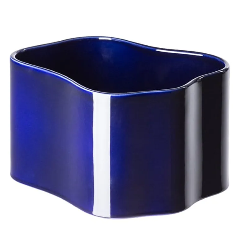 Artek Riihitie blomkruka B, medium, blåglansig