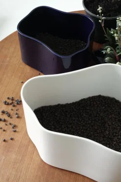 Artek Riihitie blomkruka B, medium, blåglansig
