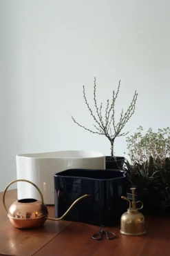 Artek Riihitie blomkruka A, stor, vitglansig