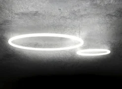 Artemide Alphabet of Light Circular vägg-/taklampa, 90 cm, vit