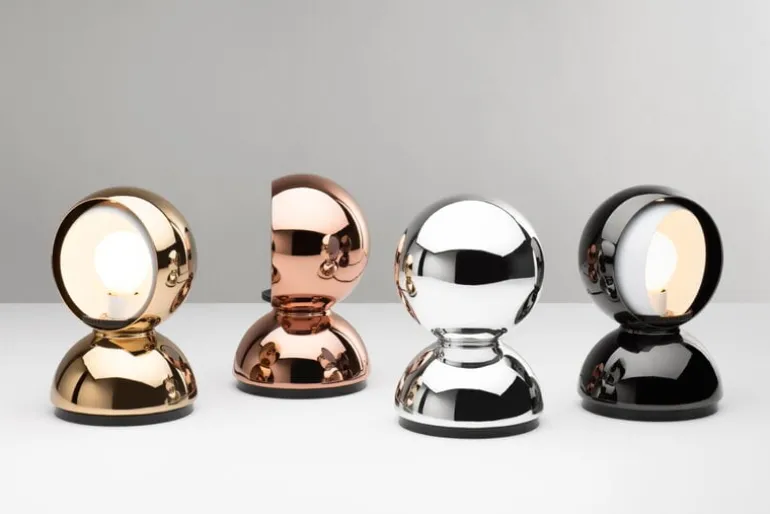 Artemide Eclisse bord-/vägglampa, koppar