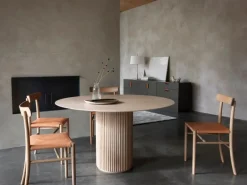 Asplund Palais Royal matbord, vitbetsad ek