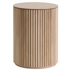 Asplund Petit Palais sidobord, 55 cm, vitbetsad ek