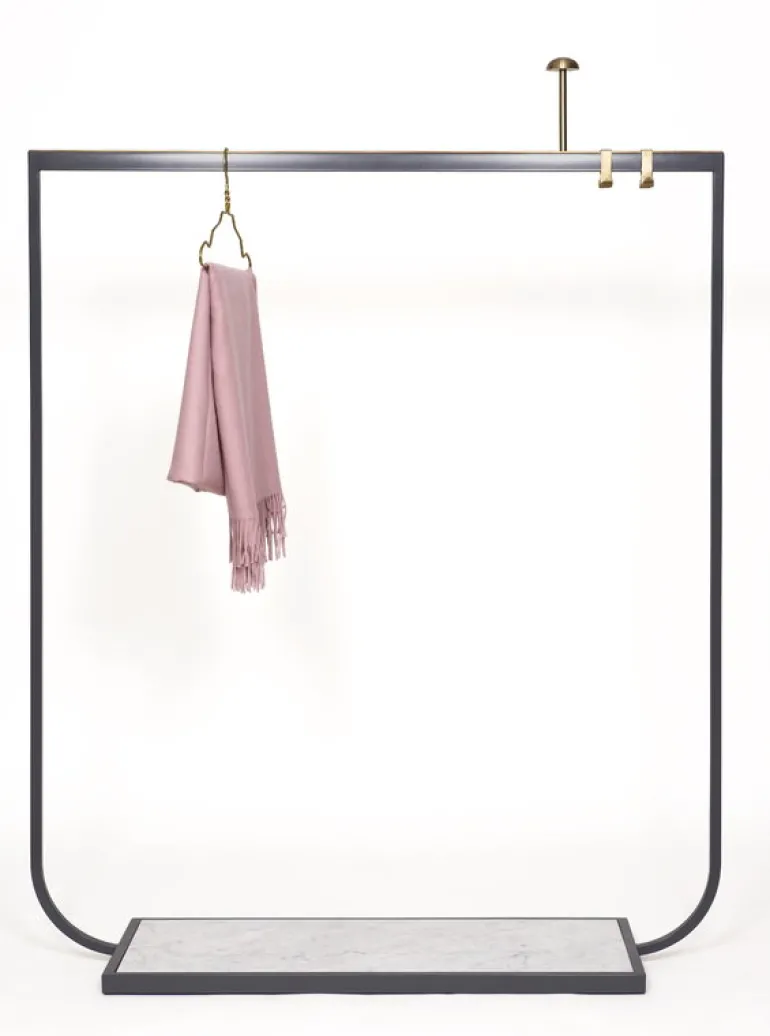 Asplund Tati mässingskrokar till klädställning, 2 st