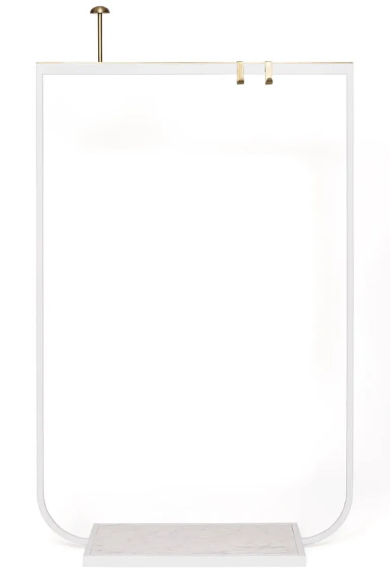 Asplund Tati mässingskrokar till klädställning, 2 st