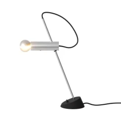Astep Model 566 bordslampa, polerat stål