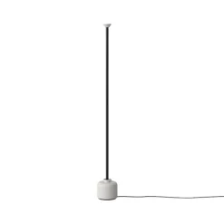 Astep Model 1095 golvlampa, 170 cm, svart - vit