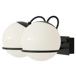 Astep Model 237/2 vägglampa, 14 cm, svart