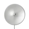 Astep Model 262 vägglampa, strömbrytare, satinerad aluminium