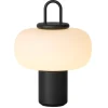 Astep Nox, bärbar bordslampa, svart