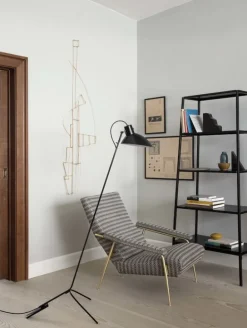 Astep VV Cinquanta golvlampa, svart