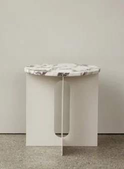 Audo Copenhagen Androgyne marmorbordsskiva, naturvit