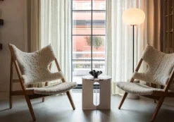 Audo Copenhagen Androgyne marmorbordsskiva, naturvit