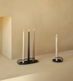 Audo Copenhagen Clip ljusstake, 3-armad, svart