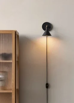 Audo Copenhagen Curiosity skåp, lågt, ek - glas