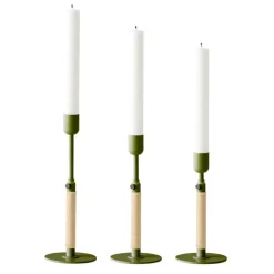 Audo Copenhagen Duca ljusstake, olivgrön