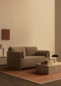 Audo Copenhagen Duomo matta, 270 x 270 cm, terrakottaröd