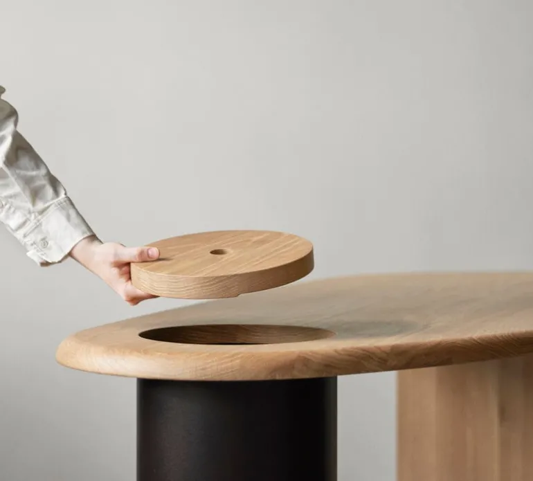 Audo Copenhagen Eclipse skrivbord, naturligt oljad ek